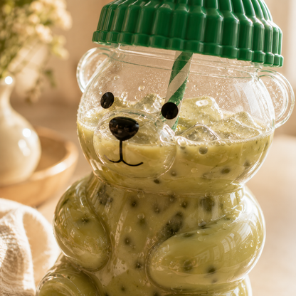 Beary™ – Vaso Osito con Pajita, 590ml